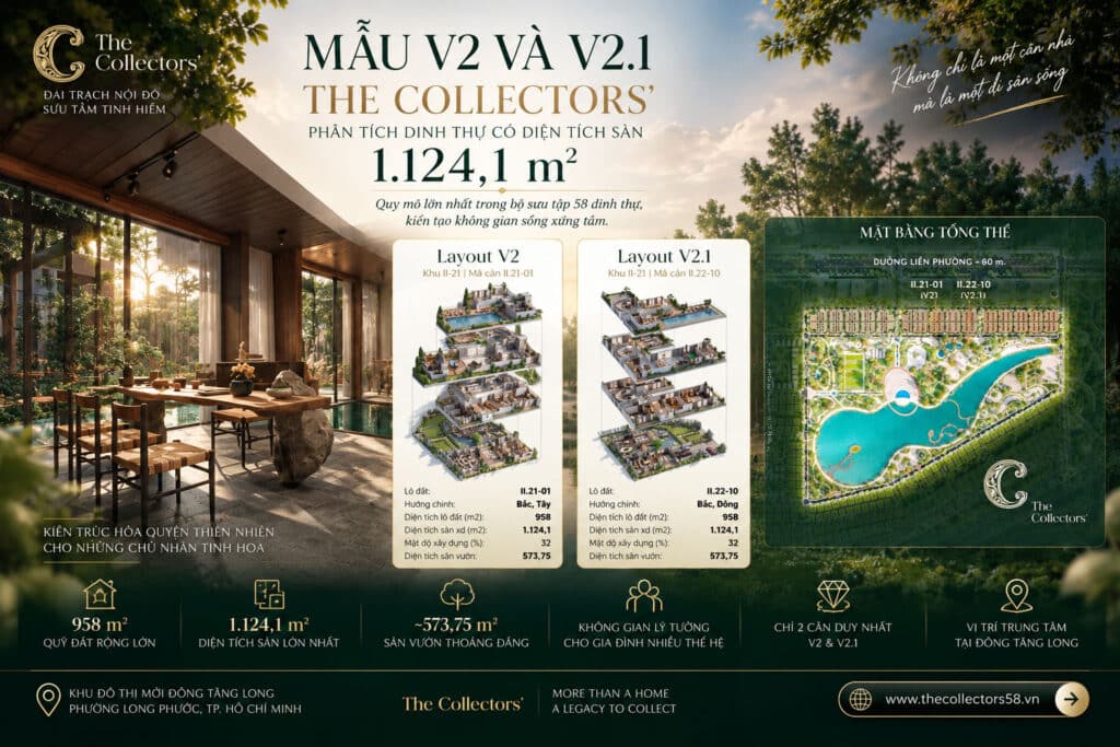 Phân Tích Mẫu V2 Và V2.1 Dinh Thự The Collectors'